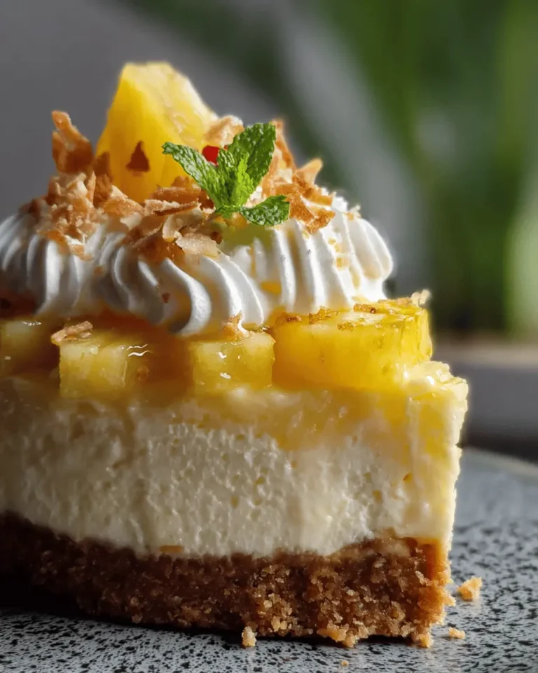 Pineapple Heaven Cheesecake