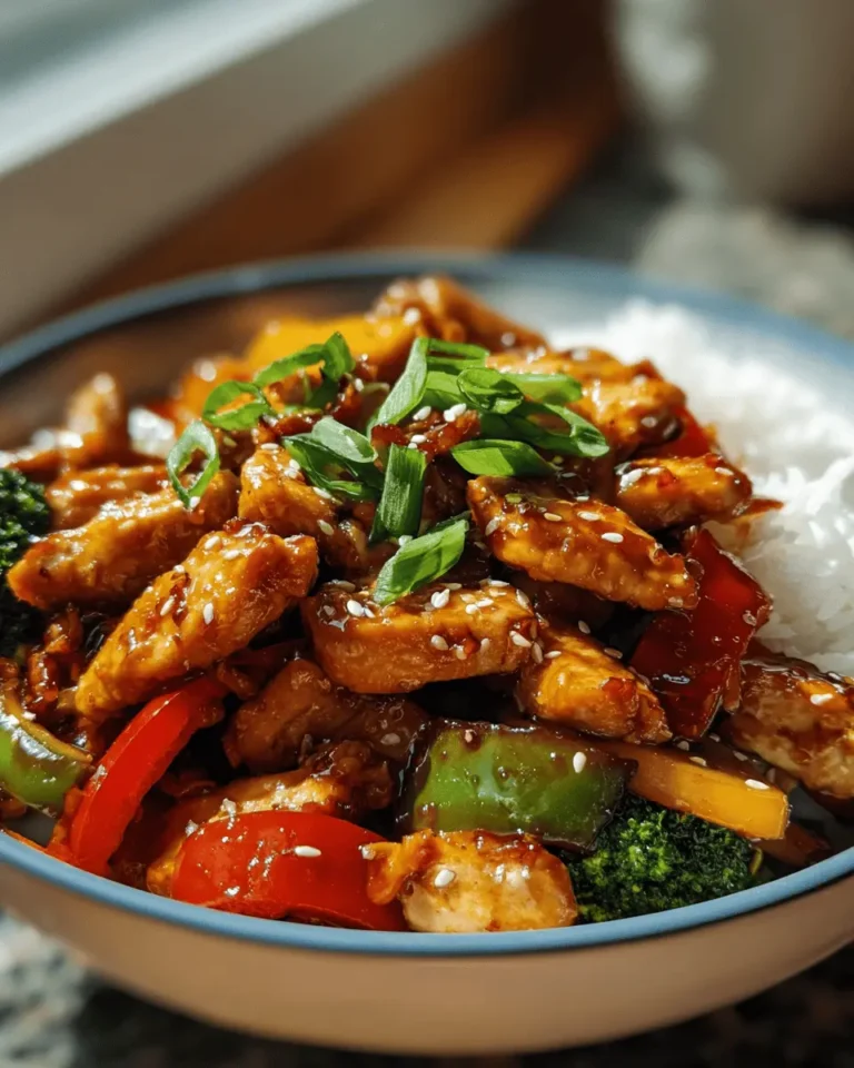 Sweet & Spicy Honey Sriracha Chicken Stir Fry