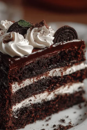Chocolate Cake with Cream