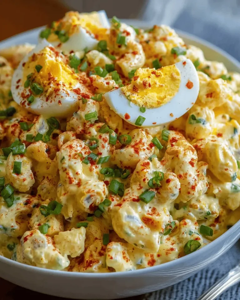 Deviled Egg Macaroni Salad