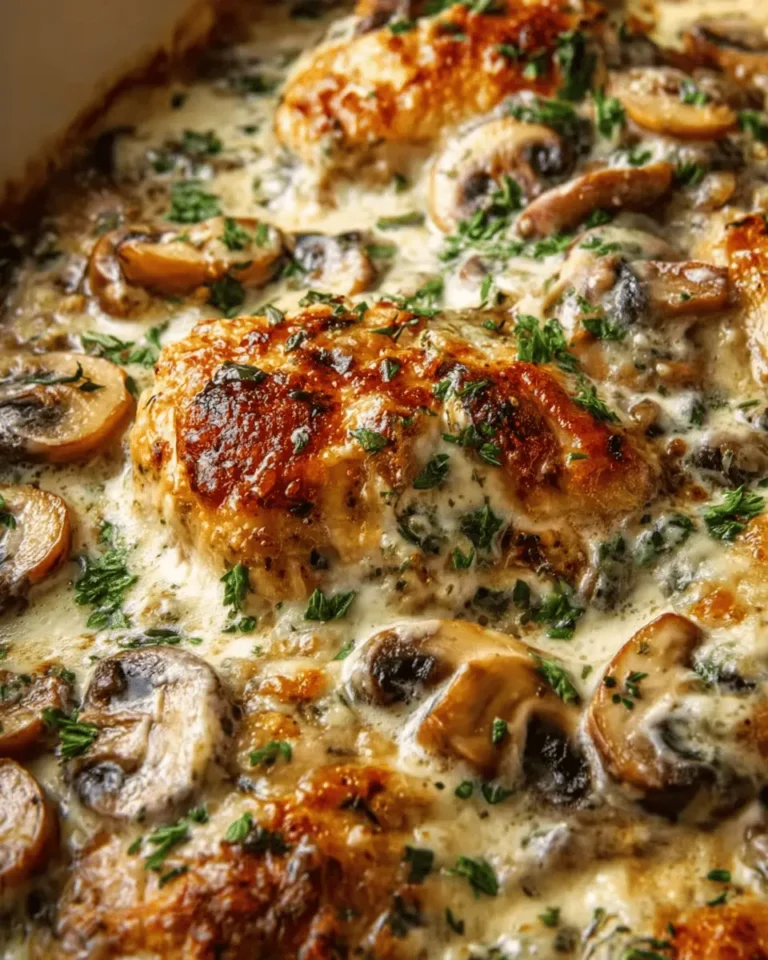 Creamy Chicken and Mushroom Bake