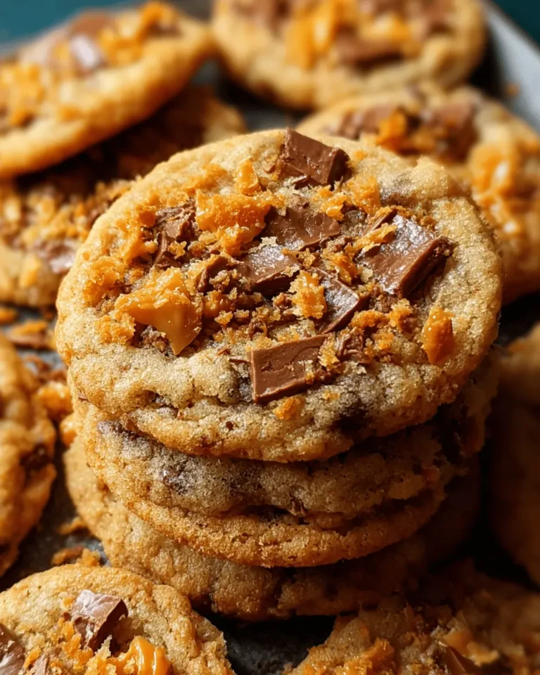 Butterfinger Caramel Crunch Cookies