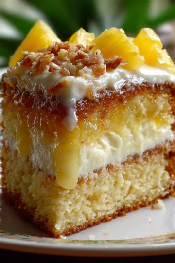 Hawaiian Pineapple Cake