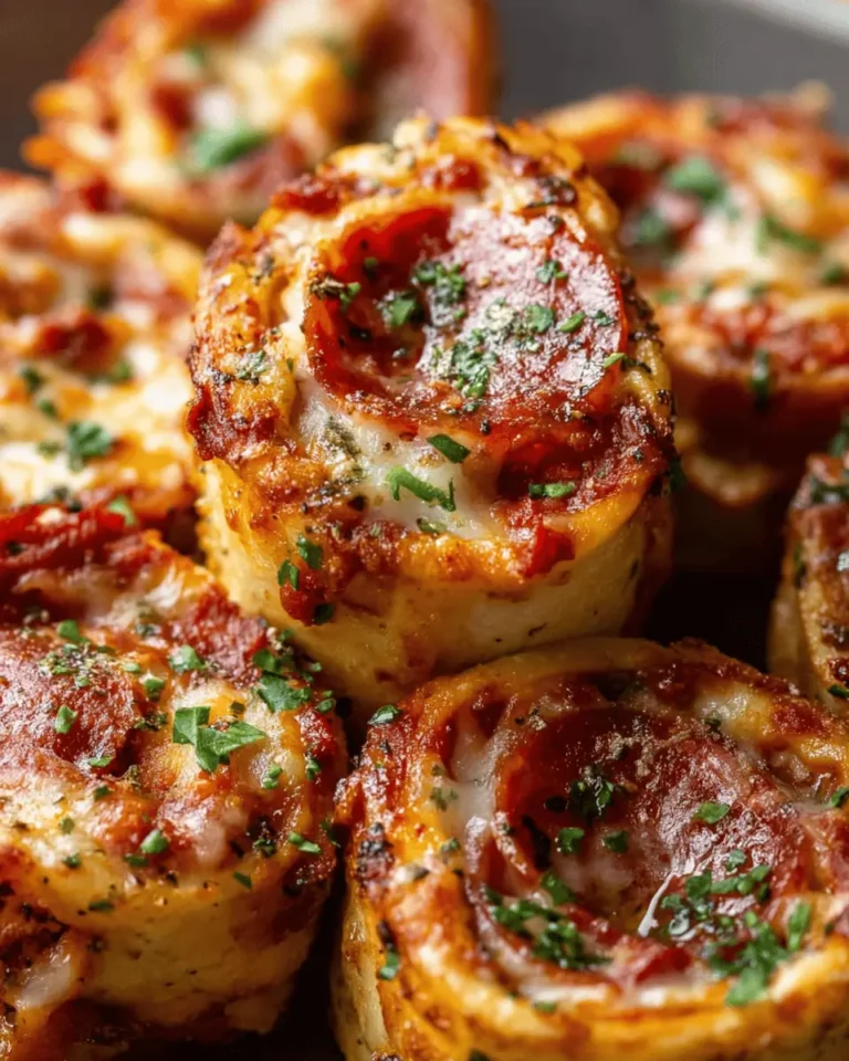 Keto Pizza Roll-Ups