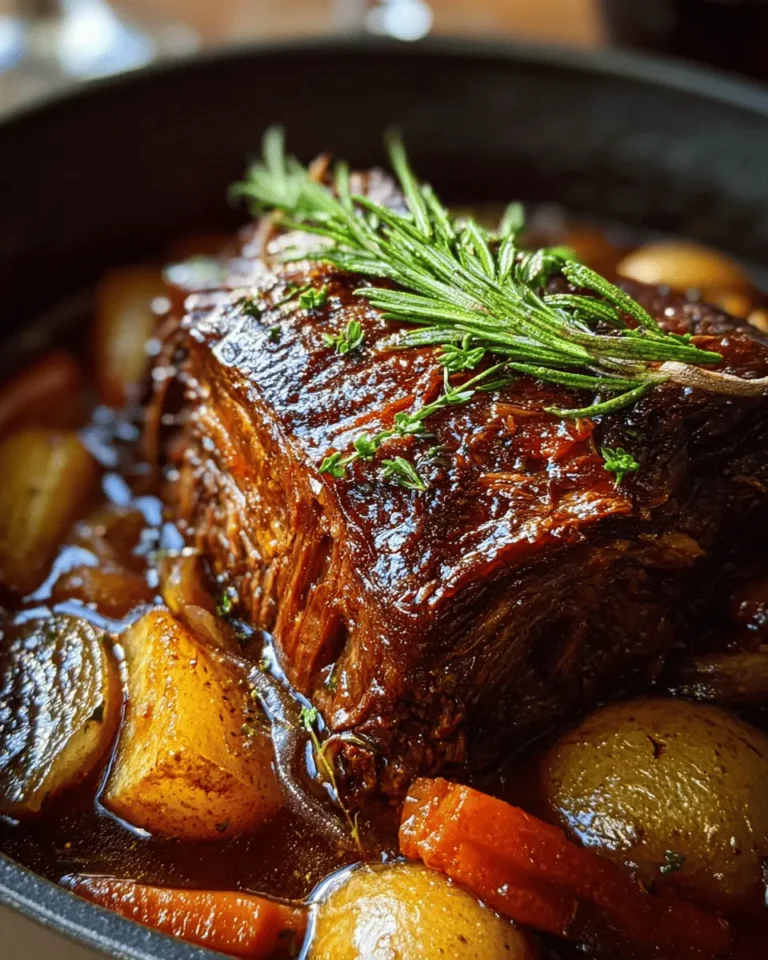 Apple Cider Braised Beef Shoulder