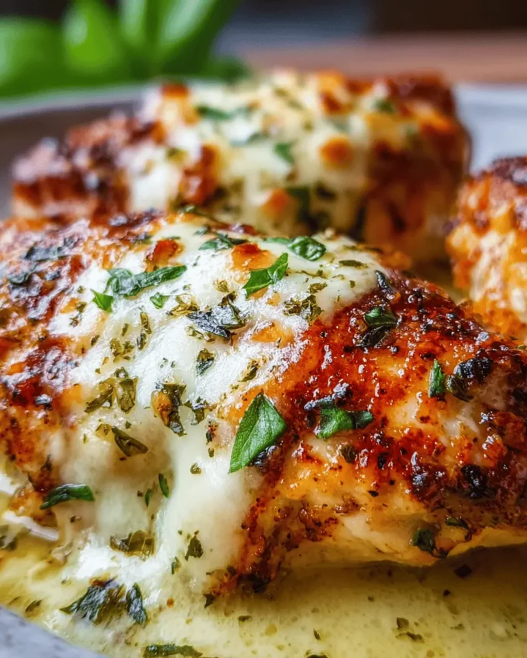 Slow Cooker Cheesy Mozzarella Chicken