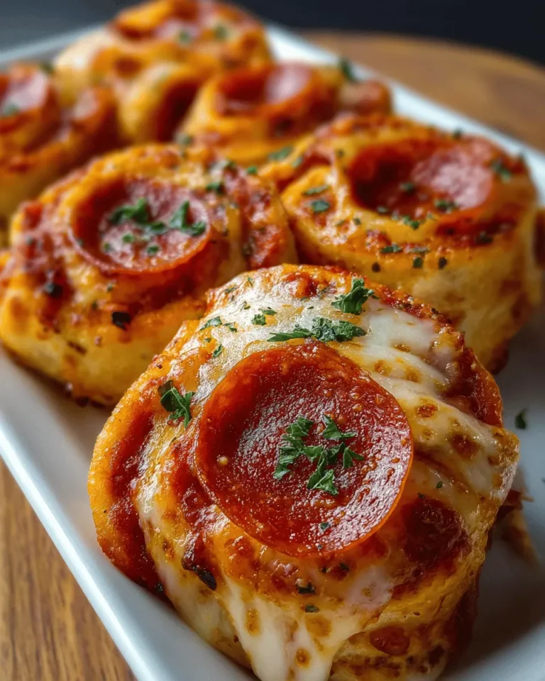 Cheesy Pepperoni Pizza Roll‑Ups