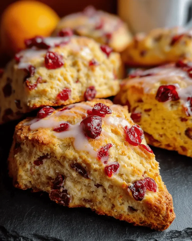 Cranberry Orange Scones