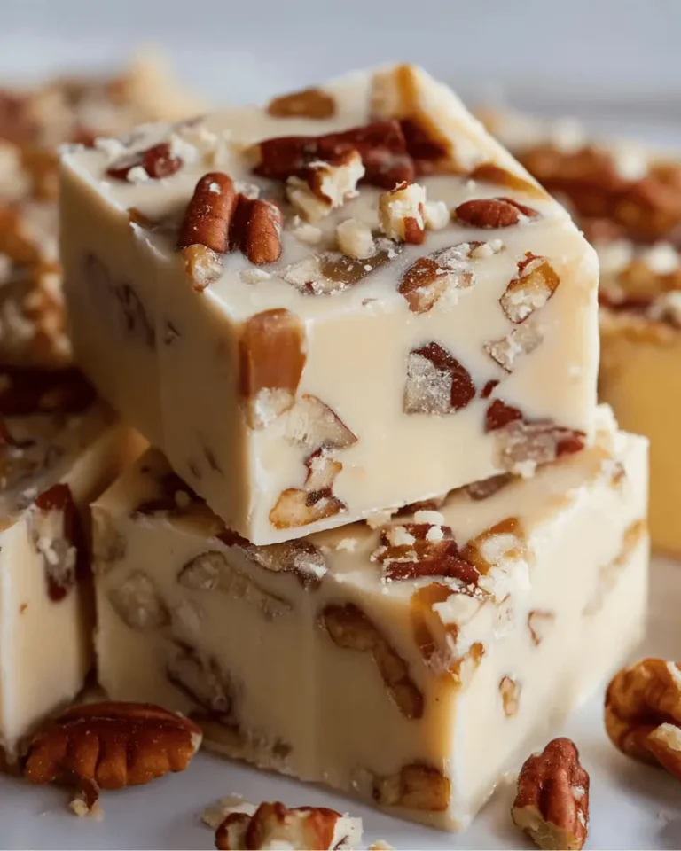 White Chocolate Caramel Pecan Fudge