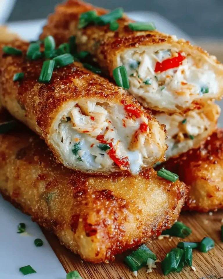 Crab Cake Egg Rolls