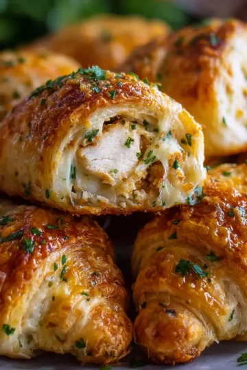 Chicken Stuffed Crescent Rolls