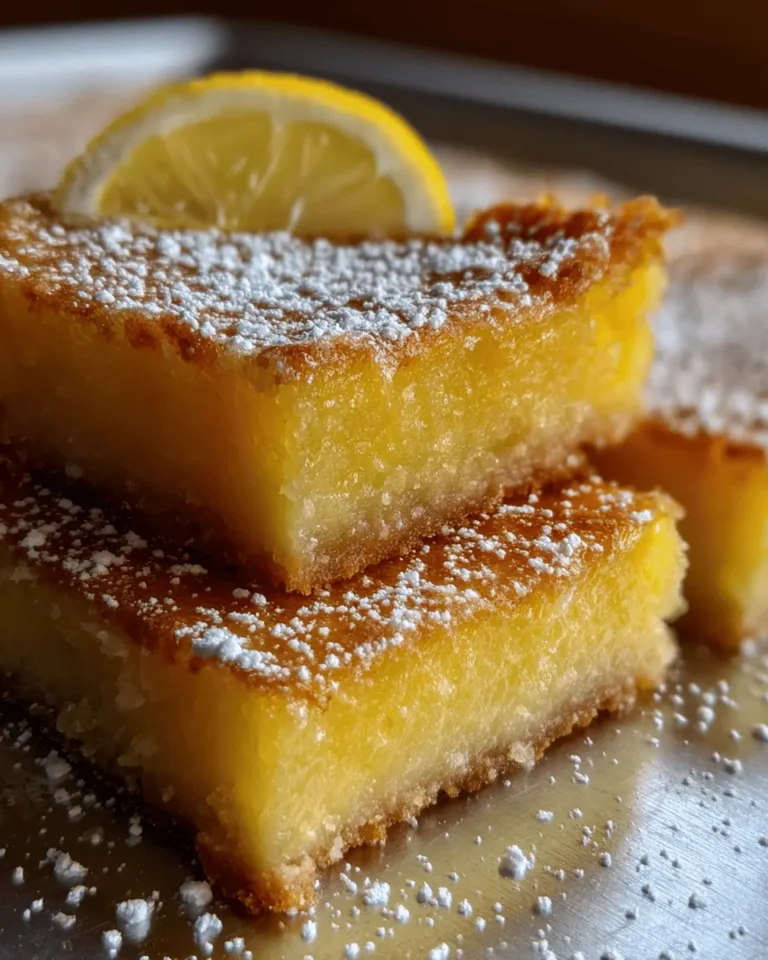 Two-Ingredient Lemon Bars