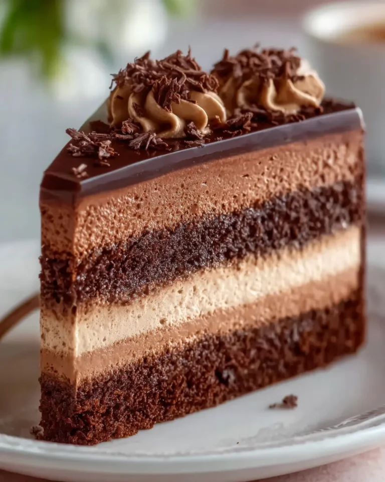 Chocolate Mousse Layer Cake
