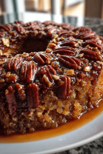 Pecan Upside Down Cake