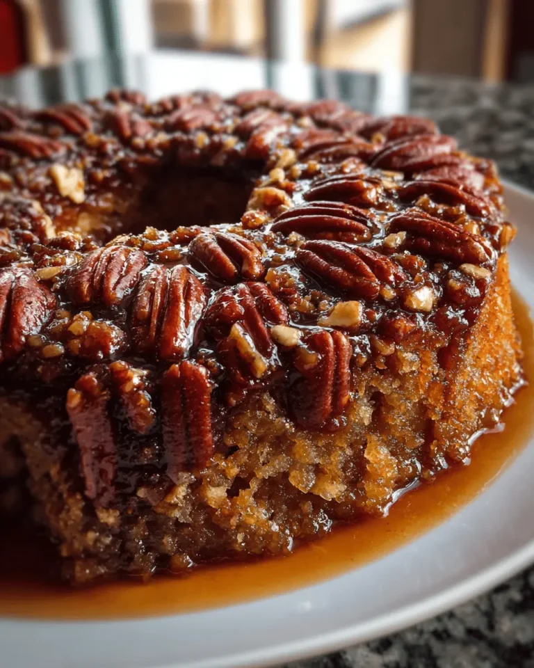 Pecan Upside Down Cake