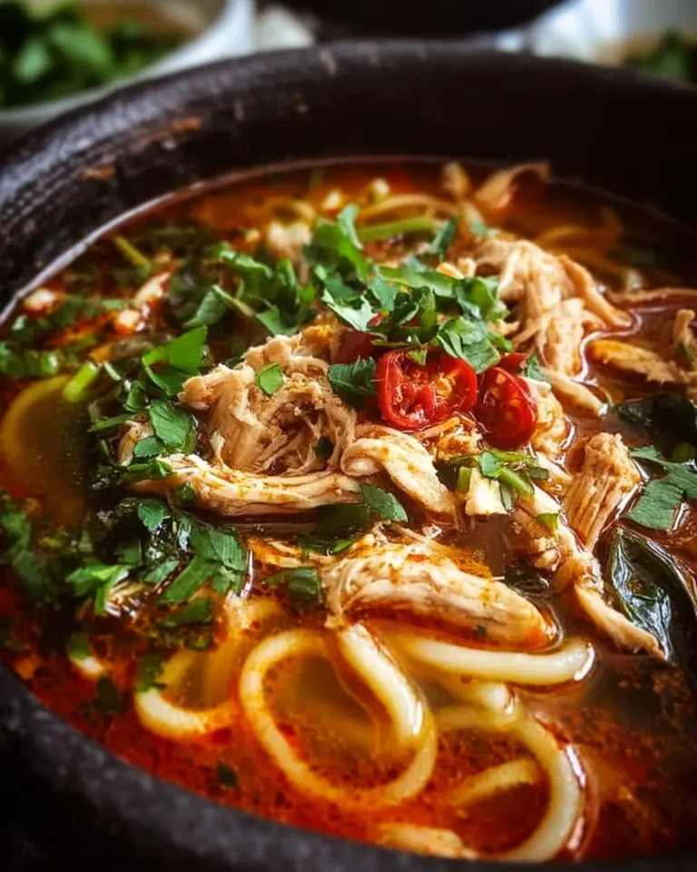Spicy Chicken Noodle Soup