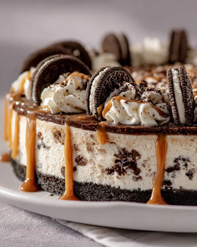 Salted Caramel OREO Ice Cream Cake