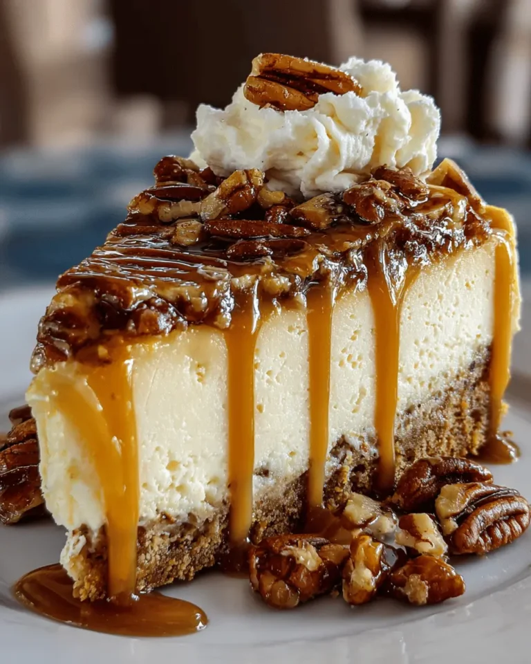Ultimate Caramel Pecan Cheesecake