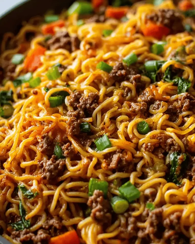 Ground Beef Chow Mein Casserole