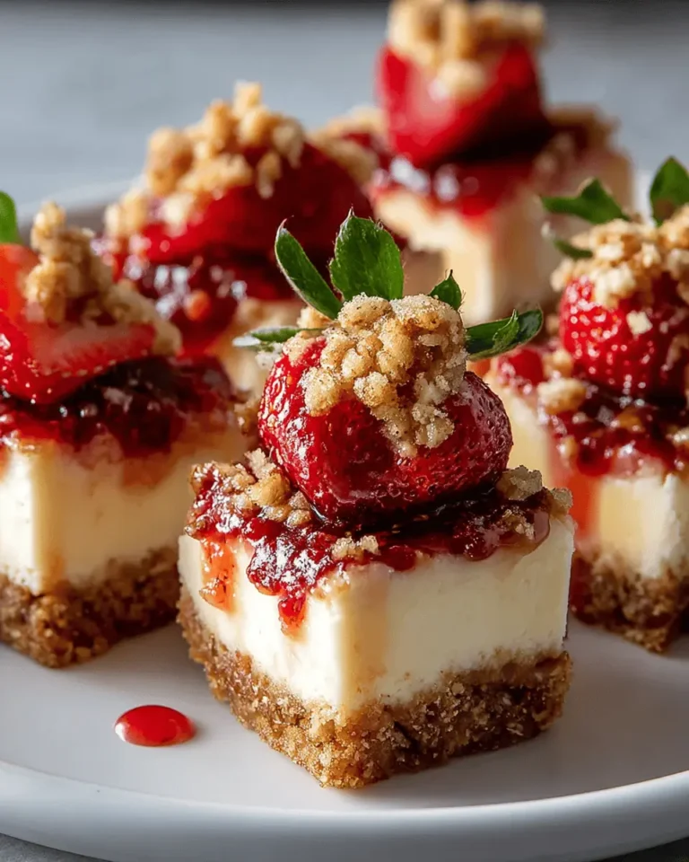 Strawberry Crunch Cheesecake Bites