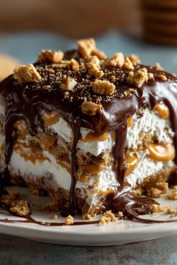 Peanut Butter Cookie Lasagna