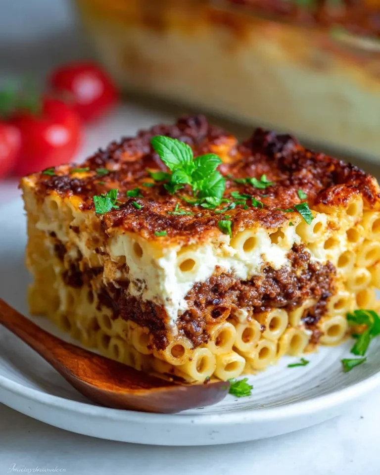 Greek Pastitsio (Authentic Greek Lasagna)