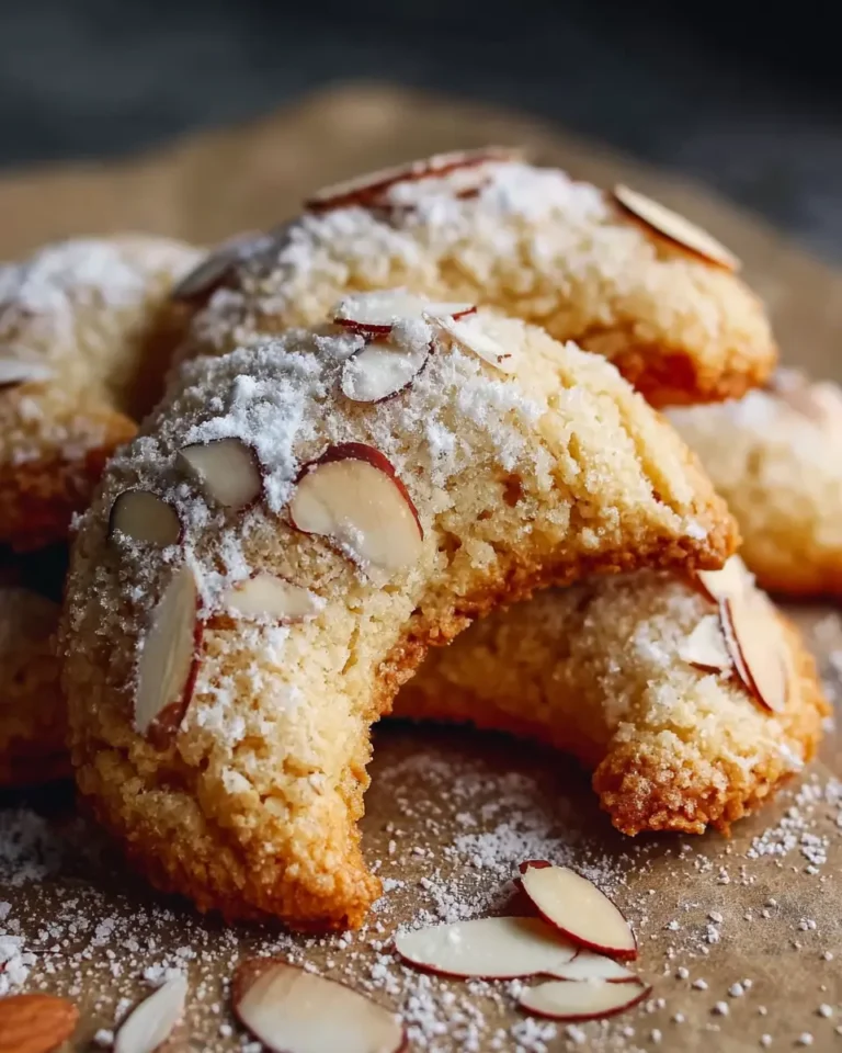 Almond Crescent Cookies