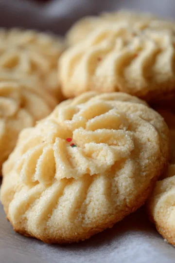 Whipped Shortbread Cookies