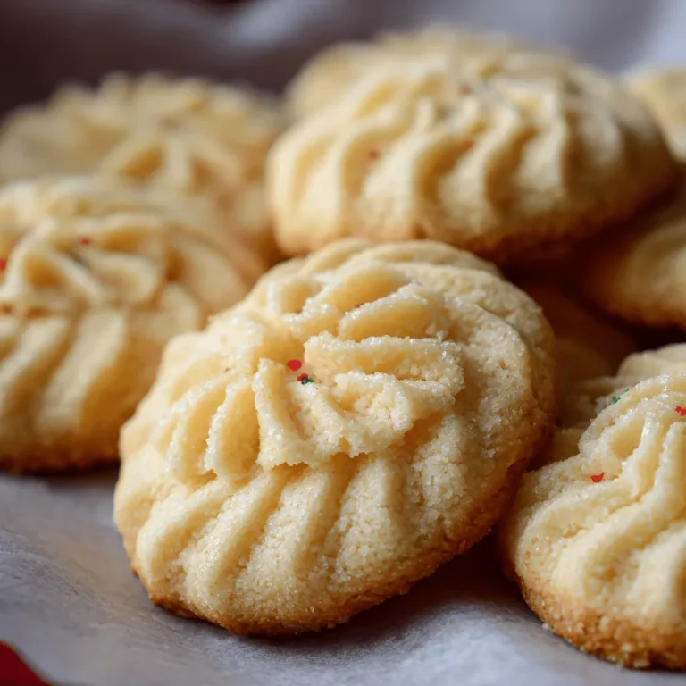 Whipped Shortbread Cookies