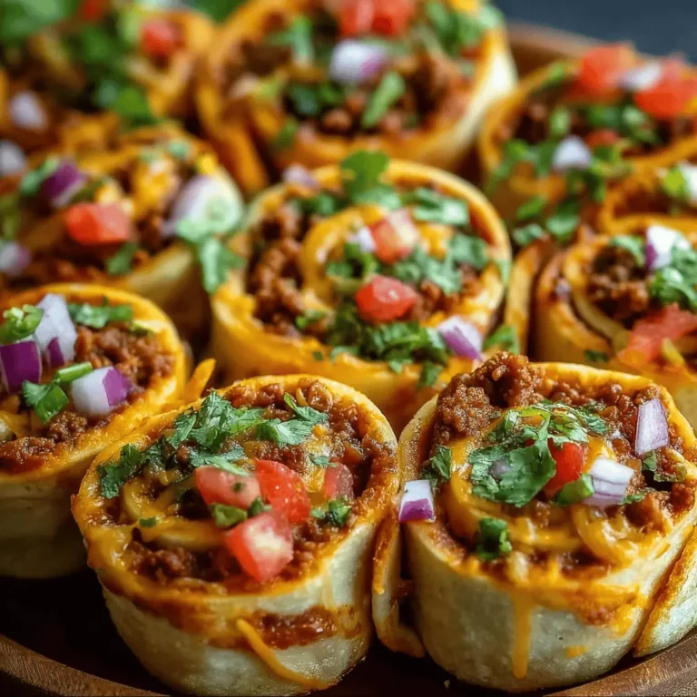 Creamy Taco Pinwheels