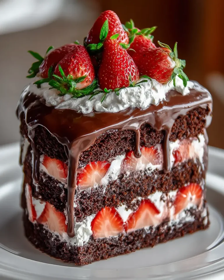 Chocolate Strawberry Dream Cake