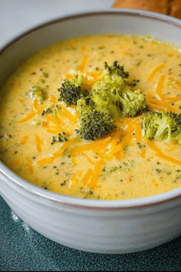 Crockpot Broccoli Cheddar Soup