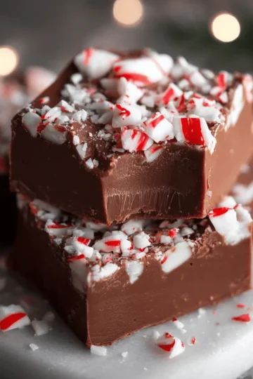 Peppermint Mocha Fudge