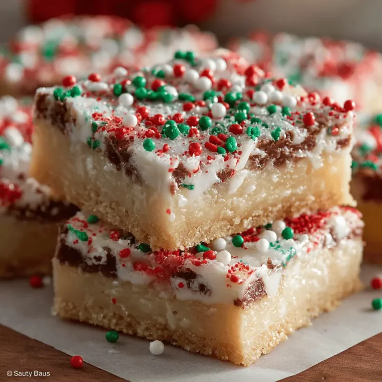 Santa’s No-Bake Sugar Cookie Bars