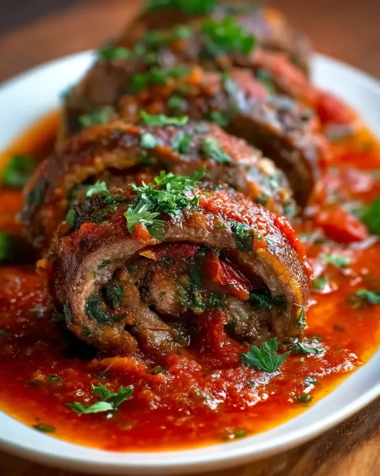 Beef Braciole Classic Italian Beef Rolls