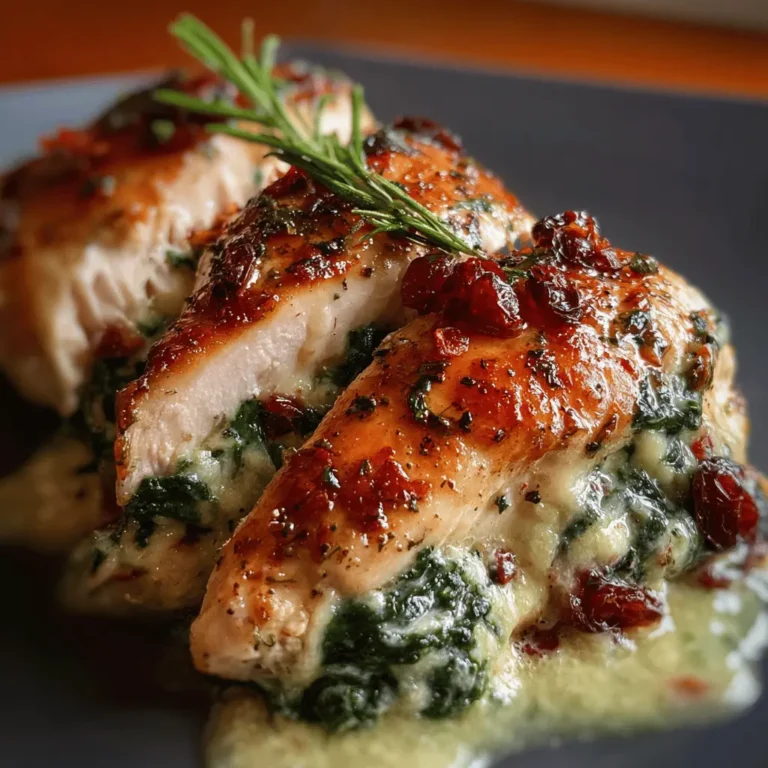 Stuffed Chicken Breast (Spinach, Cheese & Cranberry)