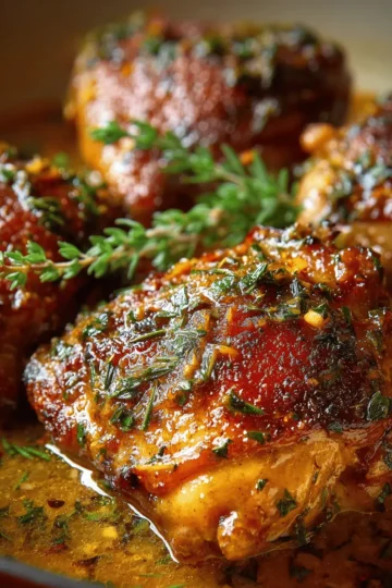 Braised Chicken Thighs
