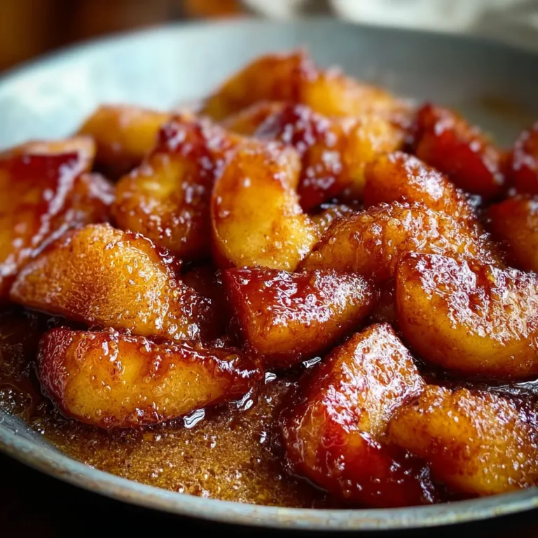 Fried Apples with Brown Sugar Cinnamon Glaze