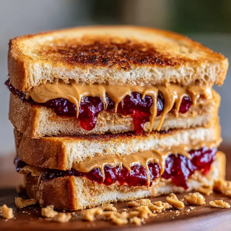 Grilled Peanut Butter & Jelly Sandwich
