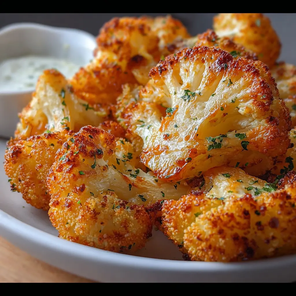 simple and crispy oven-baked cauliflower