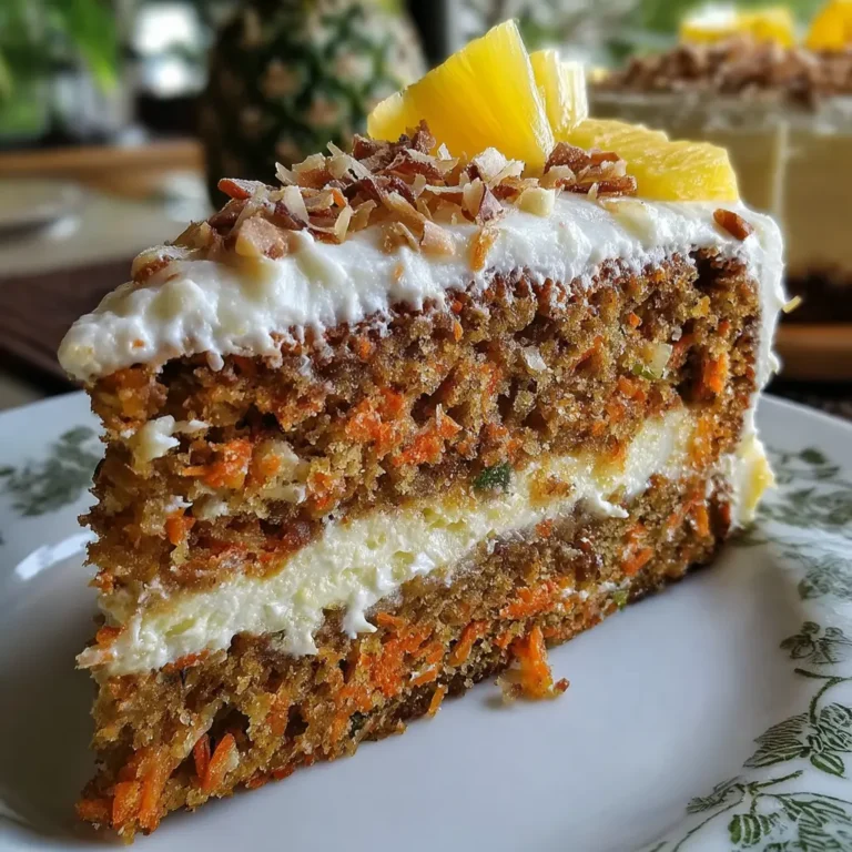 Hawaiian Carrot Pineapple Cake