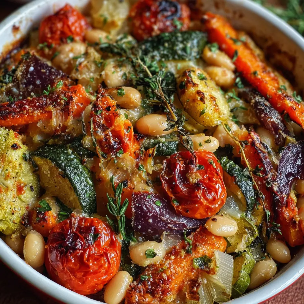 Vegetable Rudebaker rustic roasted vegetable bake