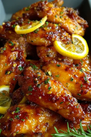 Honey Lemon Chicken Wings
