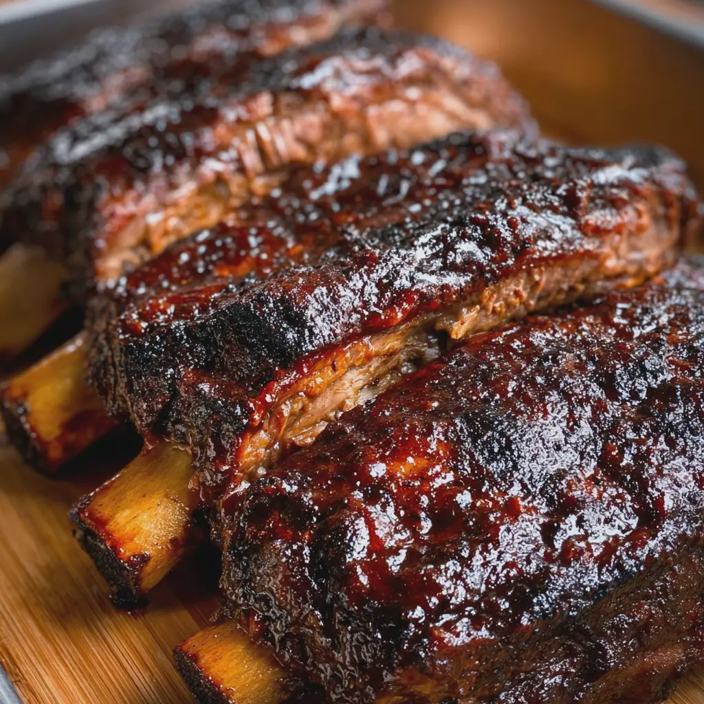 oven-baked barbecue beef ribs