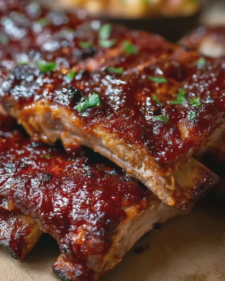 Solid Rib oven baked bbq ribs